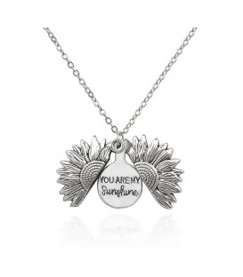 Collar Girasol You Are My Sunshine Sorpresa Regalo Amor Love